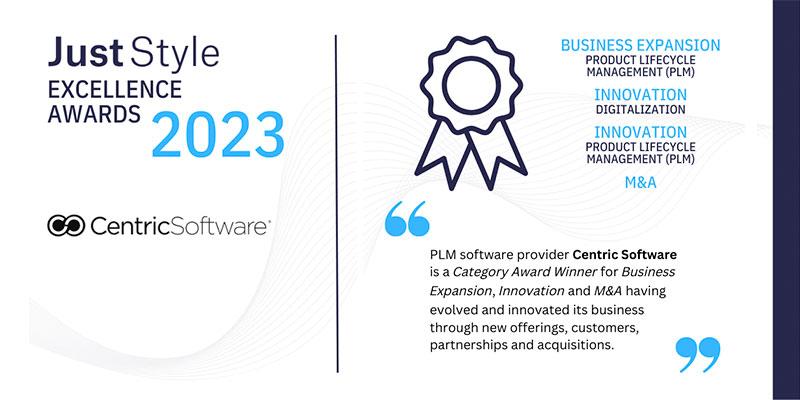 Centric Software Wins 4 Just Style Excellence Awards Featured