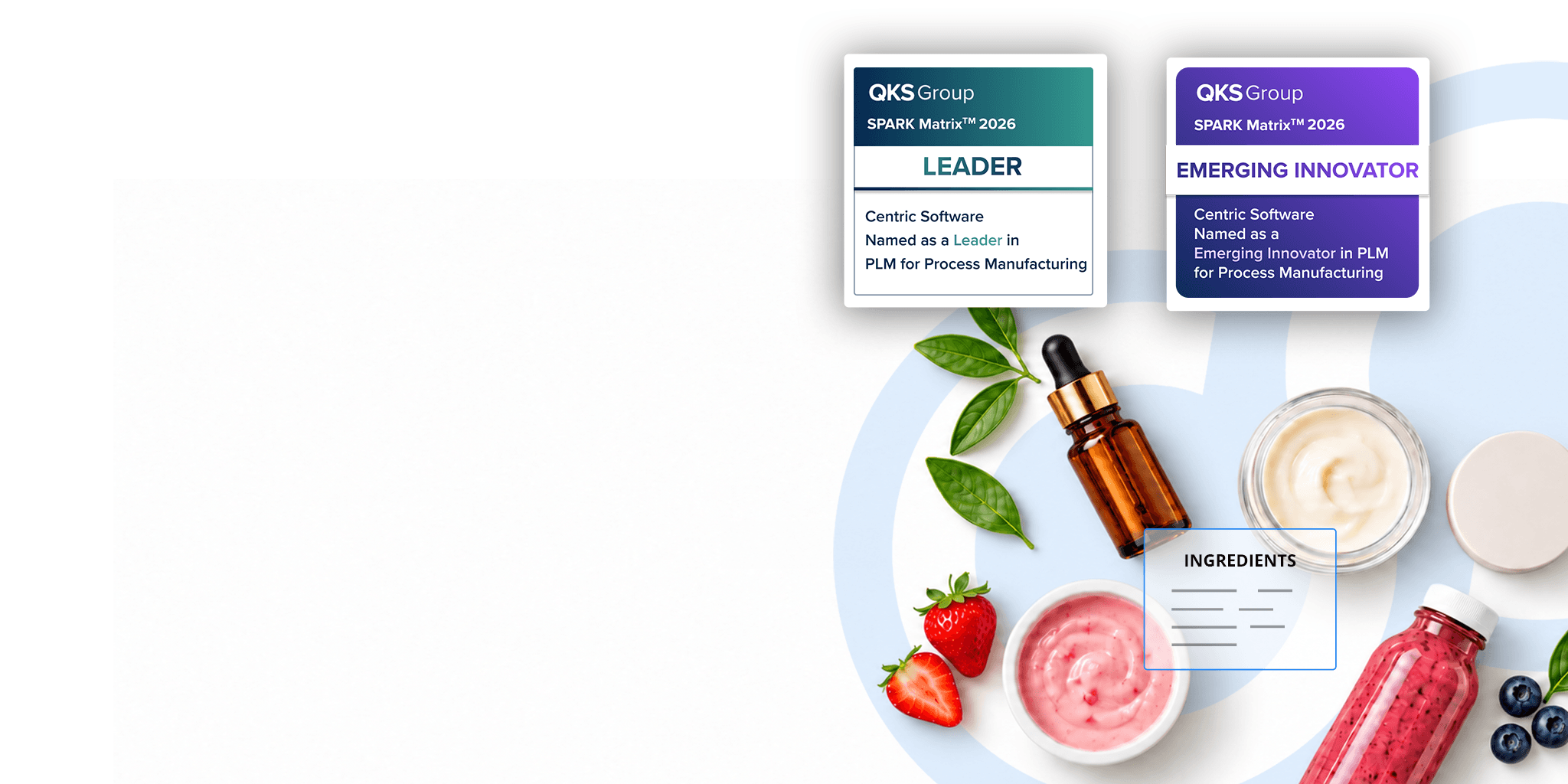 Centric Software Achieves Highest Technology Excellence Position in 2026 QKS SPARK Matrix™ for Process Manufacturing PLM Centric Software Achieves Highest Technology Excellence Position in 2026 QKS SPARK Matrix™ for Process Manufacturing PLM