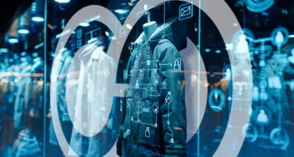 Outdoor Tactical Coats Hanging Up with AI Overlay